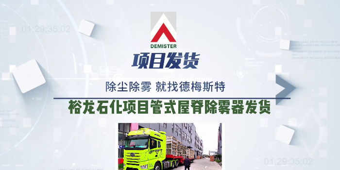 脫硫除霧器廠家德梅斯特裕龍石化項(xiàng)目管式屋脊除霧器發(fā)貨