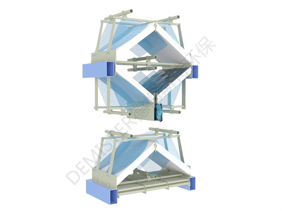 管式菱形收水型高效除霧器